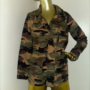 Madewell Dispatch Camo Jacket In Camoflage Faded Birch Zip Front XS